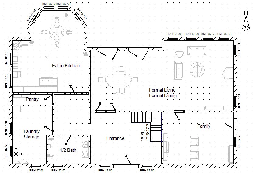 3 BHK Floor Plan